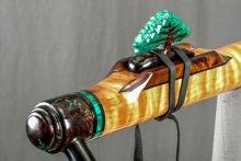 Quilted Maple Native American Flute, Minor, Bass A-3, #L15H